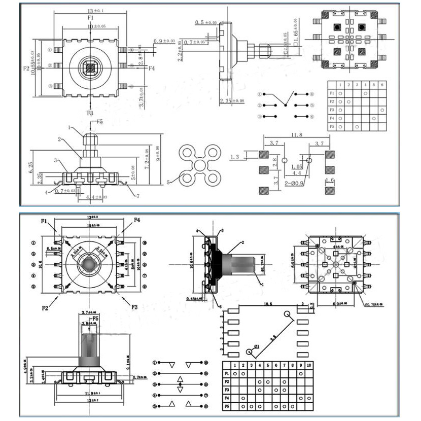 5-way Tactile Switch